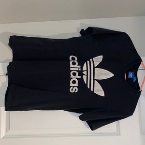 plain black adidas shirt